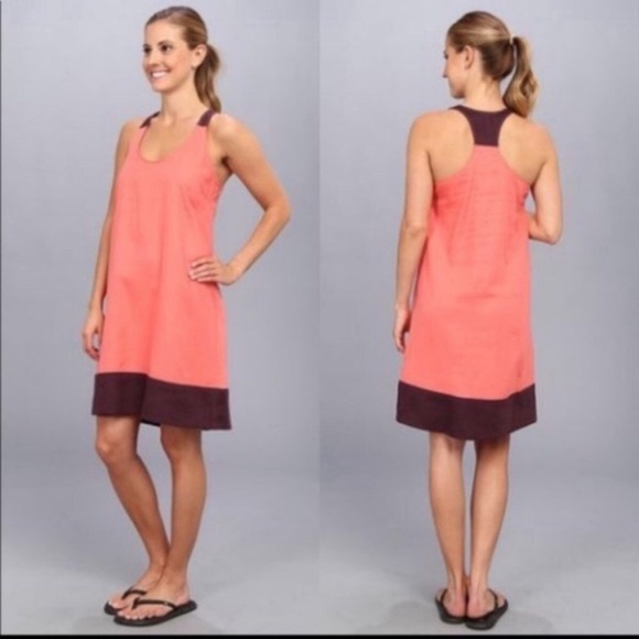 Patagonia Dresses & Skirts - Patagonia Seahurst salmon/burgundy racerback dress